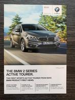 Verkopers informatie boekje BMW 2-serie Active Tourer 2014, Boeken, Nieuw, Ophalen of Verzenden, BMW, BMW