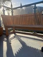 Hardhouten tuinbank, Ophalen, Gebruikt, Hout