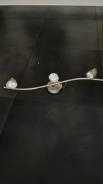 Hala plafond lamp rvs 3 lampjes, bijna gratis, Ophalen, Zo goed als nieuw