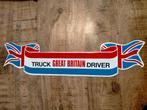 Great Britain Truck Driver vintage vrachtwagen sticker, Ophalen of Verzenden, Zo goed als nieuw, Overige typen