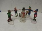 lemax ring around the snowman kerstdorp poppetjes figurines, Diversen, Kerst, Ophalen of Verzenden, Zo goed als nieuw