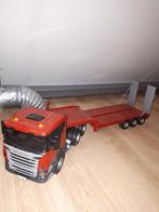 BRUDER SCANIA VRACHTWAGEN MET AFNEEMBARE DIEPLADER – ROOD, Kinderen en Baby's, Speelgoed | Speelgoedvoertuigen, Ophalen, Gebruikt