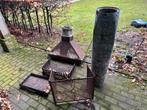 Openhaard, schouw, pijp en aslade, Huis en Inrichting, Haarden, Ophalen, Gebruikt
