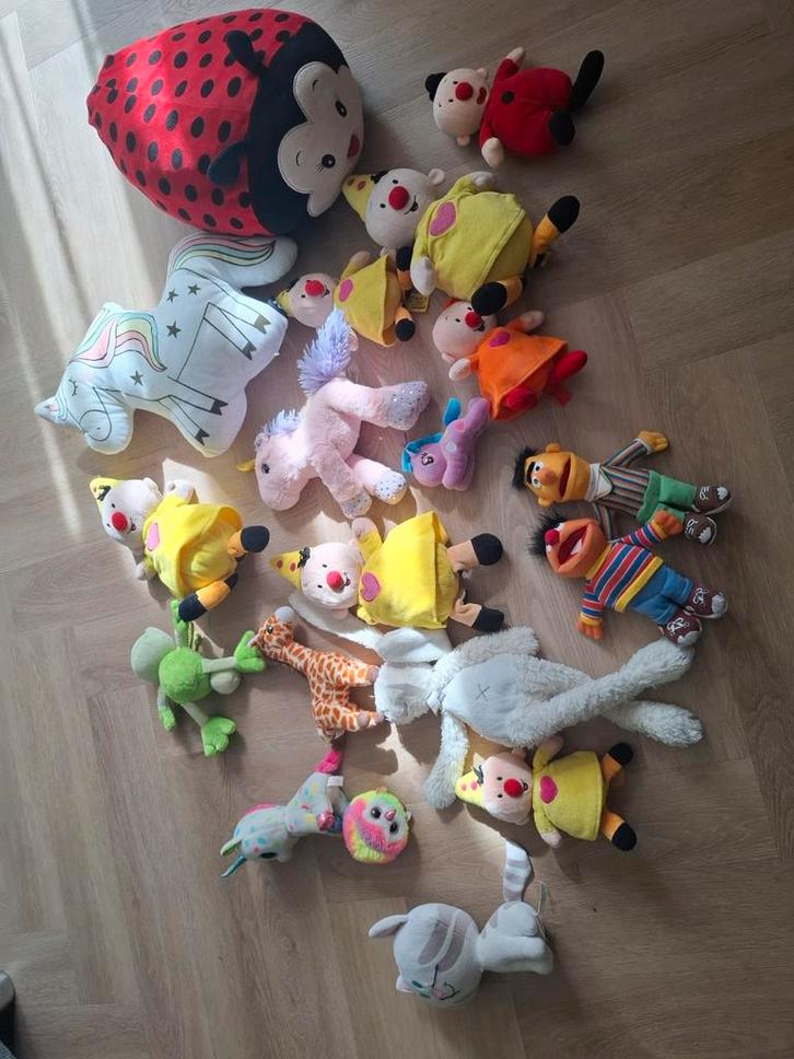 Knuffelbeesten verzameling, Kinderen en Baby's, Speelgoed | Knuffels en Pluche, Zo goed als nieuw, Overige typen, Ophalen of Verzenden
