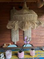 Lampenkap Bali van bananenblad touw xl xxl Ibiza hanglamp, Huis en Inrichting, Lampen | Lampenkappen, Bruin, Verburgt Vintage