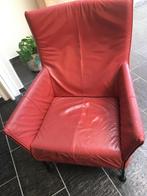 originele montis chaplin leren fauteuil, Huis en Inrichting, Fauteuils, Ophalen, Gebruikt, 50 tot 75 cm, Leer