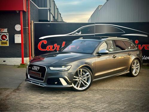 Audi RS6 4.0 TFSI PERFORMANCE PANO|HEADUP|CERAMIC|ACC|LANE, Auto's, Audi, Bedrijf, RS6, ABS, Achteruitrijcamera, Adaptive Cruise Control