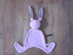 Funnies roze-grijze zacht pluche knuffel-speendoek konijn, Kinderen en Baby's, Speelgoed | Knuffels en Pluche, Ophalen of Verzenden