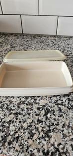 Tupperware vleesdoos, Huis en Inrichting, Keuken | Tupperware, Ophalen, Gebruikt, Crème, Overige typen