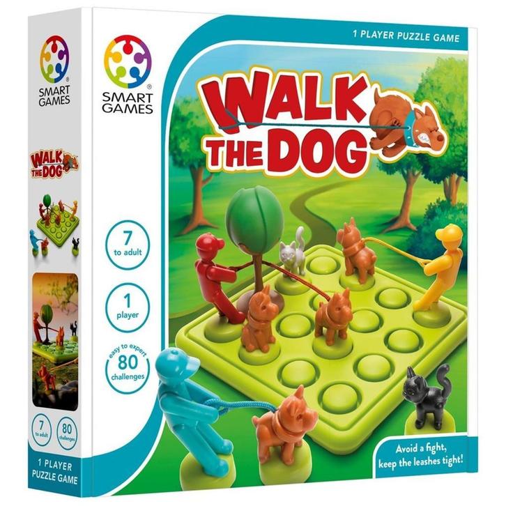 SmartGames: Walk the Dog, Hobby en Vrije tijd, Gezelschapsspellen | Overige, Nieuw, Ophalen of Verzenden