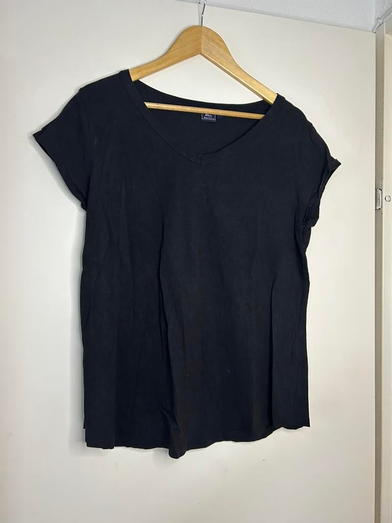 Dames zwangerschaps t-shirt merk Miss Etam maat XL/42, Kleding | Dames, Positiekleding, Zwart, Maat 42/44 (L), Gedragen, Shirt of Top