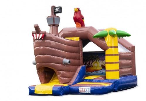 Te koop Springkussen Slide Combo Piraat, Hobby en Vrije tijd, Feestartikelen | Verhuur, Nieuw, Overige, Ophalen