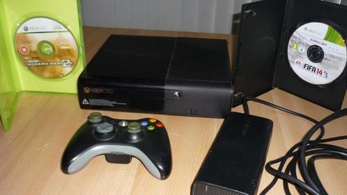 Xbox 360 E met 6 games, controller,Compleet, Spelcomputers en Games, Spelcomputers | Xbox 360, 250 GB, 360 E, Met 1 controller