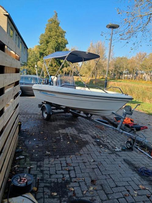 Terhi4100 met tohatsu20pk, Watersport en Boten, Vis- en Consoleboten, Zo goed als nieuw, 10 tot 30 pk, 3 tot 6 meter, Benzine