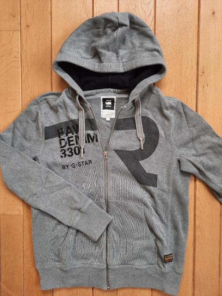 G-Star vest grijs met capuchon maat XL - nieuw -, Kleding | Heren, Truien en Vesten, Zo goed als nieuw, Overige maten, Grijs, Ophalen of Verzenden