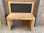 Steigerhout speeltafel krijtbord, Ophalen, Zo goed als nieuw, Tafel(s)