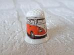 Volkswagen T1 combi bus oranje vingerhoedje, Ophalen of Verzenden, Nieuw, Porselein, Nederland