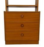 Vintage Wandkast Scandinavisch Teak Kastje Lades 1960 Design, Huis en Inrichting, Kasten | Boekenkasten, Met plank(en), Gebruikt