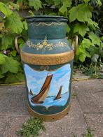 Brocante, vintage melkbus De Vechtstreek 1952 hindeloopen, Huis en Inrichting, Woonaccessoires | Paraplubakken, Ophalen