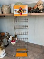 Vintage Bic Aansteker rek display emaille reclamebord, Verzamelen, Ophalen of Verzenden