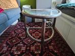 Bamboe bijzettafel, Minder dan 55 cm, Rond, Zo goed als nieuw, Ophalen