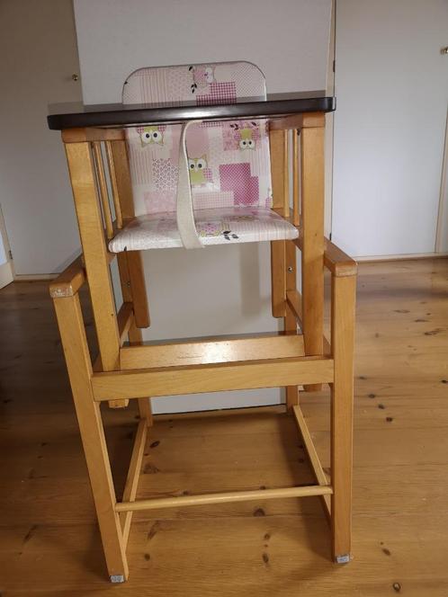 Kubus kinderstoel, Kinderen en Baby's, Kinderstoelen, Gebruikt, Aanschuifbaar, Afneembaar eetblad, Gordel(s), Stoelverkleiner