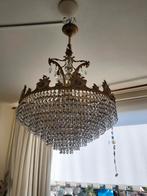Antieke bronzen swarovski kristal kroonluchter, Ophalen of Verzenden