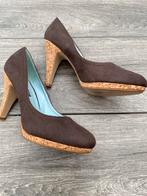 Bruine pumps maat 40, Pumps, Bruin, Ophalen of Verzenden, Zo goed als nieuw
