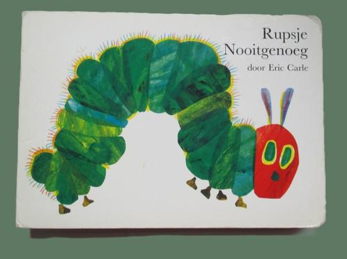 Rupsje Nooitgenoeg~Hardcover~Eric Carle~Vlinder Rups, Boeken, Prentenboeken en Plaatjesalbums, Zo goed als nieuw, Prentenboek