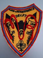Scouting Maria v Reigersbergh Delft NPG Padvinderij, Ophalen of Verzenden, Zo goed als nieuw, Embleem, Speld of Insigne