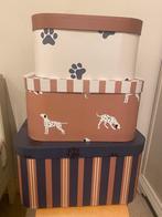 3-delige Opbergdozen met Hondenprint, Ophalen, Info@juffrouw-kwast.nl, Overige typen, 7443BS