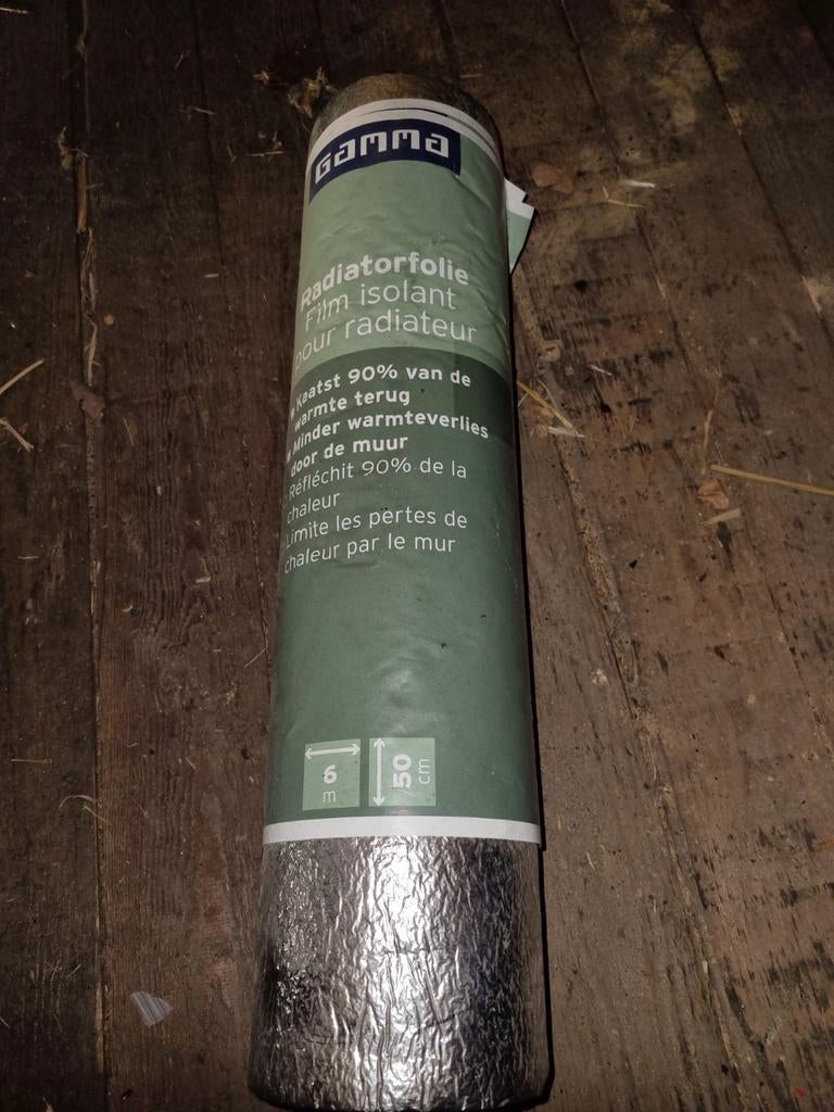 Radiatorfolie - Nieuw in verpakking, Doe-het-zelf en Verbouw, Isolatie en Afdichting, Ophalen of Verzenden, Nieuw