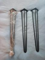 Hairpin tafelpoten set van 4 hoogte 71cm met dopjes, Tafelpoot, Minder dan 50 cm, 50 tot 100 cm, Rond