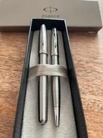 Parker pennen  set rvs. Balpen en vulpen. M  punt, Diversen, Schrijfwaren, Ophalen of Verzenden, Nieuw