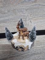 Kerstdorp herten item kerstdorp kersthuisjes, Ophalen of Verzenden, Zo goed als nieuw