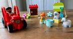 LEGO Duplo 10950 Boerderij Tractor Set, Ophalen of Verzenden, Zo goed als nieuw, Complete set, Duplo