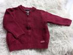 Bordeaux gebreid vestje van zara | Maat 80, Kinderen en Baby's, Babykleding | Maat 80, Ophalen of Verzenden, Zara, Jongetje, Truitje of Vestje