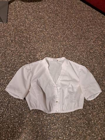 Mooie dirndl blouse wit 42 / 44 spieth & wensky beschikbaar voor biedingen