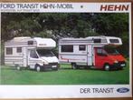 Ford Transit '86 camper van Hehn, brochure uit 8/1987, Verzenden, Gelezen, Ford