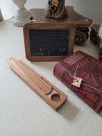 Oud schuiertje om tafel schoon te maken foto 1 en 2, Antiek en Kunst, Ophalen of Verzenden