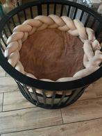 Ronde zwarte box, Kinderen en Baby's, Boxen, Ophalen of Verzenden, Gebruikt, Rond, In hoogte verstelbaar