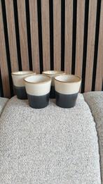 4 stuks HKliving/HK Living 'Rock' koffie kop/mok, Huis en Inrichting, Keuken | Servies, Ophalen of Verzenden, Zo goed als nieuw