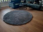 Grijs/grey rond vloerkleed/ tapijt diameter 200 cm, Ophalen, Gebruikt