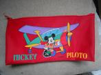 Mickey Mouse piloot vliegtuig rode etui, Overige typen, Mickey Mouse, Gebruikt, Ophalen