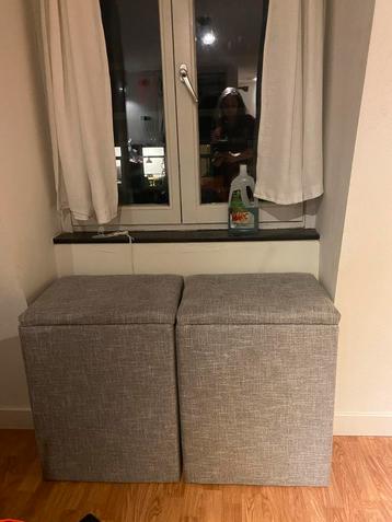 Zitbankjes met opbergruimte