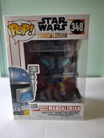 Funko Pops - Heavy Infantry Mandalorian - #348 - Star Wars beschikbaar voor biedingen
