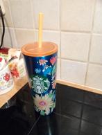 Starbucks Tumbler met Bloemen, Ophalen of Verzenden, Zo goed als nieuw