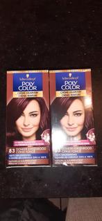 4 x Poly Color Haarverf - Donker Kersenrood, Ophalen of Verzenden, Nieuw, Shampoo of Conditioner
