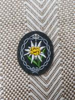 Duitse ww2 edelweiss gebirgsjäger badge, Ophalen of Verzenden, Landmacht, Duitsland, Embleem of Badge