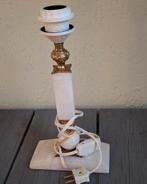 Italiaans, vintage,  marmeren tafellamp. Hollywood Regency, Huis en Inrichting, Lampen | Tafellampen, Overige materialen, Ophalen of Verzenden